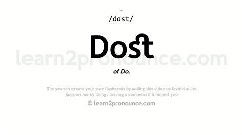 dosted meaning|dost .